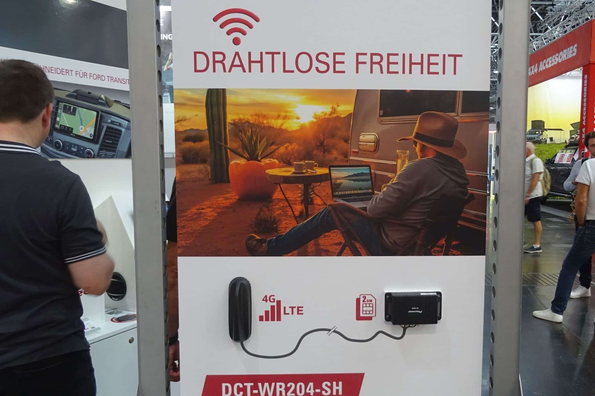 Pioneer DCT-WR204-SH (2024) – router Wi-Fi 4G z anteną zapewniający najlepsze połączenie w podróży