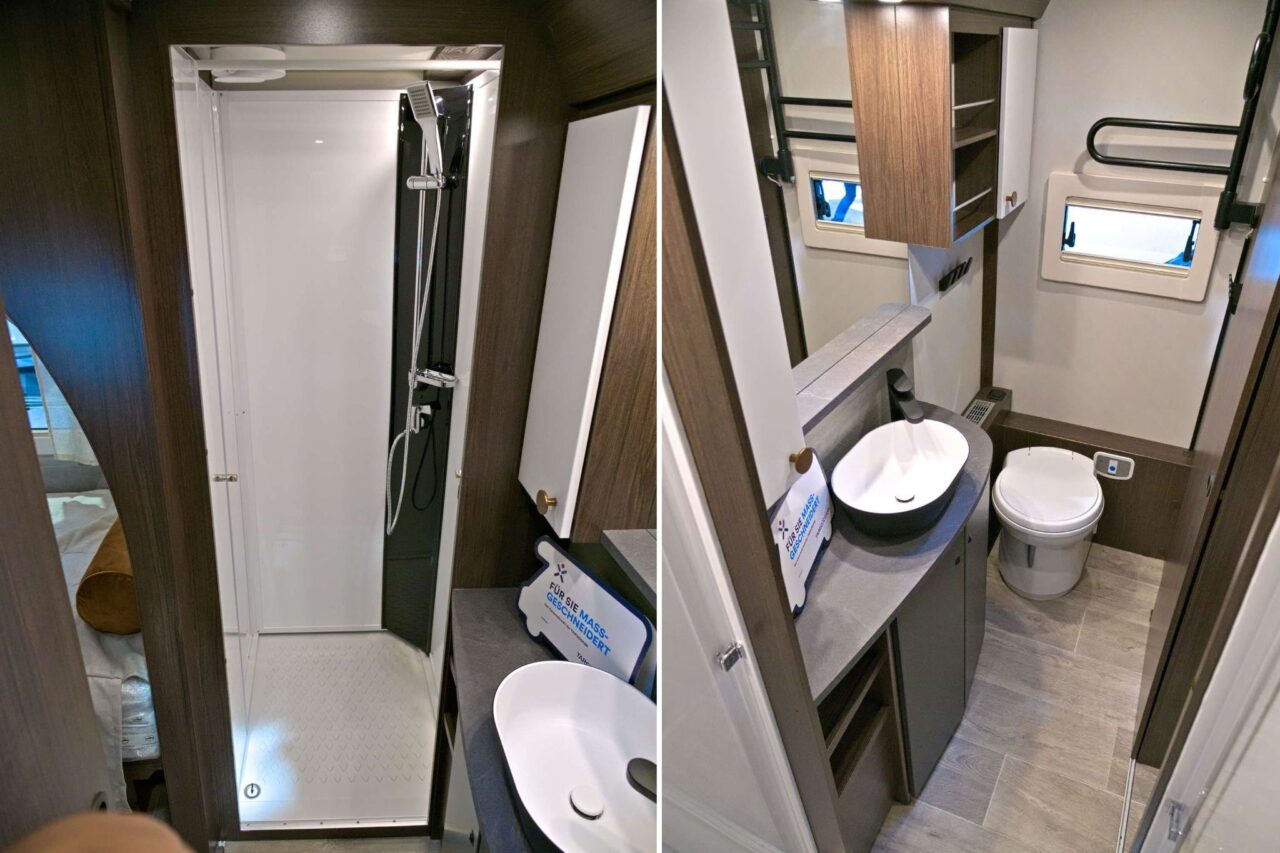 polar chimera 730 bsl caravan salon 2024 bad