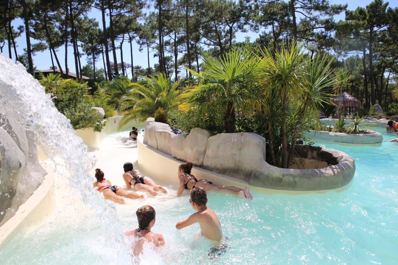 Park wodny w Camping &amp; Spa Airotel L'Océan we Francji